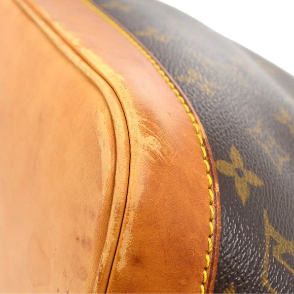 100% authentic LOUIS VUITTON ALMA HANDBAG PURSE MONOGRAM CANVAS - Picture 5 of 10